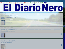 Tablet Screenshot of eldiarionero.blogspot.com