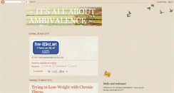 Desktop Screenshot of itsallaboutambivalence.blogspot.com