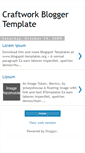 Mobile Screenshot of craftworktemplate.blogspot.com