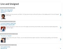 Tablet Screenshot of liveandunsigned.blogspot.com