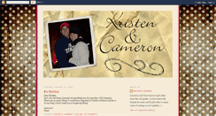 Desktop Screenshot of kristencameron.blogspot.com