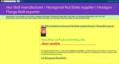 Desktop Screenshot of hexboltindia.blogspot.com