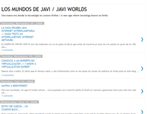 Tablet Screenshot of elmundodejavi.blogspot.com