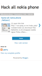 Mobile Screenshot of hackednokia.blogspot.com