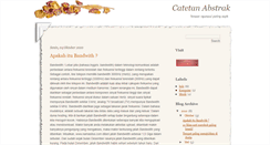 Desktop Screenshot of catetanabstrak.blogspot.com