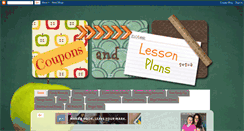 Desktop Screenshot of couponsandlessonplans.blogspot.com