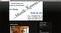 Desktop Screenshot of musik-xpress.blogspot.com