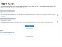 Tablet Screenshot of jobsinkuwait.blogspot.com