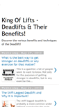 Mobile Screenshot of deadliftbenefits.blogspot.com