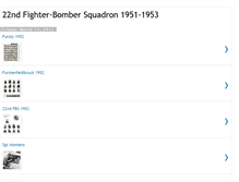 Tablet Screenshot of 22ndfighter-bombersquadron1951-1953.blogspot.com