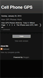 Mobile Screenshot of cellphonegps.blogspot.com