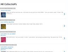 Tablet Screenshot of mkcollections.blogspot.com
