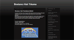 Desktop Screenshot of bostancihaliyikama.blogspot.com