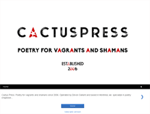 Tablet Screenshot of cactuspress.blogspot.com