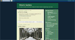 Desktop Screenshot of historicgardens.blogspot.com