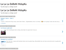 Tablet Screenshot of lalaladoremihidupku.blogspot.com