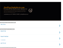 Tablet Screenshot of fotokahwinblog.blogspot.com