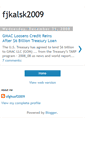 Mobile Screenshot of fjkalsk2009.blogspot.com