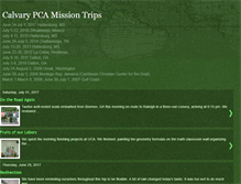 Tablet Screenshot of calvarymissions.blogspot.com