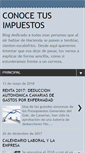 Mobile Screenshot of conocetusimpuestos.blogspot.com