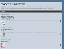 Tablet Screenshot of conocetusimpuestos.blogspot.com