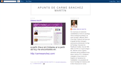 Desktop Screenshot of carmesanchez.blogspot.com
