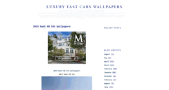 Desktop Screenshot of luxuryfastcars.blogspot.com