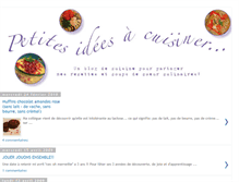 Tablet Screenshot of ideesacuisiner.blogspot.com