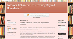 Desktop Screenshot of networkenhancers.blogspot.com