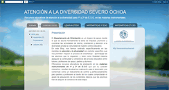 Desktop Screenshot of diversidadseveroochoa.blogspot.com