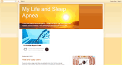 Desktop Screenshot of my-life-and-sleep-apnea.blogspot.com