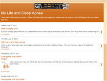 Tablet Screenshot of my-life-and-sleep-apnea.blogspot.com