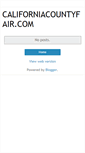 Mobile Screenshot of californiacountyfair.blogspot.com