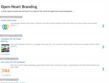 Tablet Screenshot of openheartbranding.blogspot.com