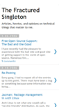 Mobile Screenshot of fracturedsingleton.blogspot.com