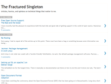 Tablet Screenshot of fracturedsingleton.blogspot.com