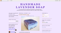 Desktop Screenshot of handmadelavendersoap.blogspot.com