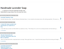 Tablet Screenshot of handmadelavendersoap.blogspot.com