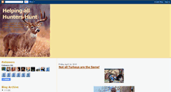 Desktop Screenshot of hunting-for-everyone.blogspot.com