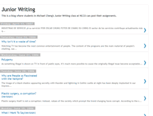 Tablet Screenshot of nccujuniorwriting.blogspot.com