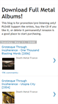 Mobile Screenshot of download-full-metal-albums.blogspot.com
