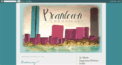 Desktop Screenshot of beantownchronicles.blogspot.com