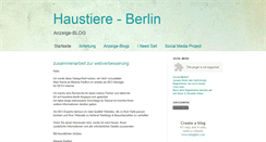 Desktop Screenshot of haustiere-berlin.blogspot.com