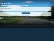 Tablet Screenshot of myworldblog-stifler.blogspot.com