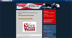 Desktop Screenshot of eagleforumwc.blogspot.com