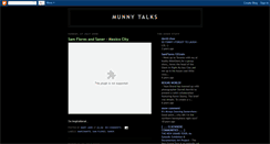 Desktop Screenshot of munnytalks.blogspot.com