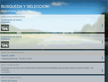Tablet Screenshot of busquedayseleccion.blogspot.com