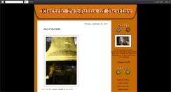 Desktop Screenshot of electricpenguinsofdestiny.blogspot.com