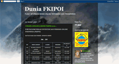 Desktop Screenshot of fkipoi.blogspot.com