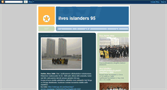 Desktop Screenshot of ilvesislanders95.blogspot.com